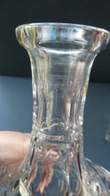 Load image into Gallery viewer, EDINBURGH CRYSTAL. Vintage 1980s Ship&#39;s Decanter STAR OF EDINBURGH Pattern. 10 inches
