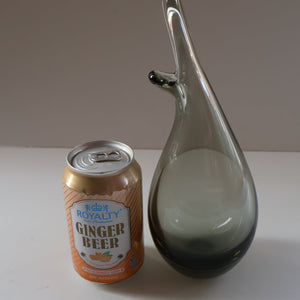 Classic Vintage 1950s DANISH Holmegaard Art Glass BEAK VASE by Per Lutken. 10 inches