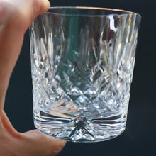 Load image into Gallery viewer, PAIR of Edinburgh Crystal Large Old Fashioned Whisky Tumblers. LOMOND PATTERN 3 1/4 inches
