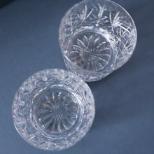 Load image into Gallery viewer, PAIR of Edinburgh Crystal Large Old Fashioned Whisky Tumblers. LOMOND PATTERN 3 1/4 inches
