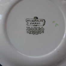 Load image into Gallery viewer, 1950s OLD MACDONALD&#39;S FARM Three Side Plates. Johnson Brothers Rare Design
