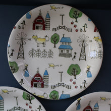 Load image into Gallery viewer, 1950s OLD MACDONALD&#39;S FARM Three Side Plates. Johnson Brothers Rare Design
