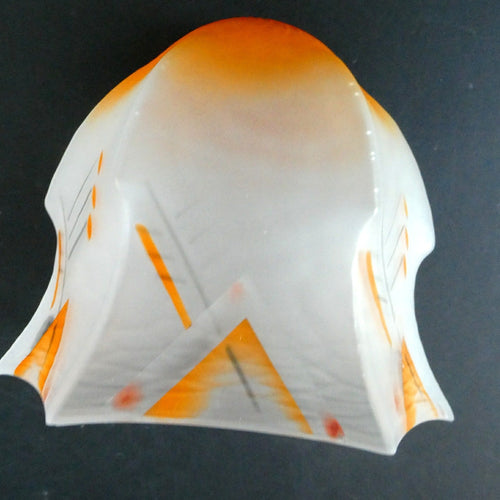 1930s Art Deco Shade for Beside or Table Lamp - with Geometric Deco Patterns