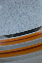Load image into Gallery viewer, 1950s Glass Flycatcher Goldfish Bowl Hanging Light Shade Decorated with Rings
