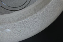 Load image into Gallery viewer, 1950s Glass Flycatcher Goldfish Bowl Hanging Light Shade Decorated with Rings
