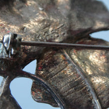 Load image into Gallery viewer, COSTUME JEWELLERY. Vintage WELSH 1998 Silver Plate on Pewter MASJ Poppy Brooch
