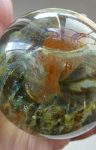 Load image into Gallery viewer, BRITISH ART GLASS. Vintage 1970s Isle of Wight Paperweight. Flame Mark Ponti
