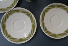 Load image into Gallery viewer,  1970s Seltmann Weiden Bavaria Coffee Set with Green Stripes Pattern
