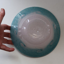 Load image into Gallery viewer, SCOTTISH GLASS. Fabulous Scottish VASART Shallow Bowl with Rim. 8 inches 
