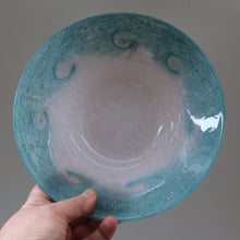 Load image into Gallery viewer, SCOTTISH GLASS. Fabulous Scottish VASART Shallow Bowl with Rim. 8 inches 
