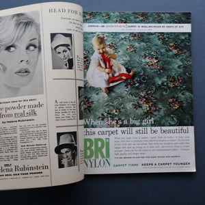 VINTAGE UK Women's Fashion Magazine. HOUSEWIFE. Published April 1962. Good Condition