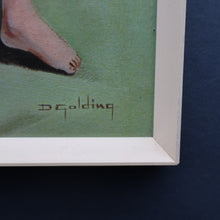 Load image into Gallery viewer, Vintage 1970&#39;s Kitsch &quot;Big Eyes&quot; Print By D Golding. Little Beggar Girl
