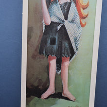 Load image into Gallery viewer, Vintage 1970&#39;s Kitsch &quot;Big Eyes&quot; Print By D Golding. Little Beggar Girl
