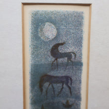 Load image into Gallery viewer, Karel Oberthor (1921 - 1996). 1960s Limited Edition Lithograph Entitled Moonlight Romance. Pencil Signed

