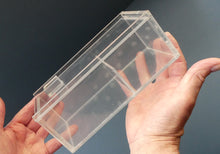 Load image into Gallery viewer, Vintage Mid Century Clear Lucite Perspex Large Trinket Box
