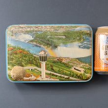 Load image into Gallery viewer, Collectable 1960s NIAGARA FALLS Toffee Tin by Riley&#39;s of Halifax
