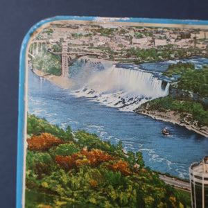 Collectable 1960s NIAGARA FALLS Toffee Tin by Riley's of Halifax