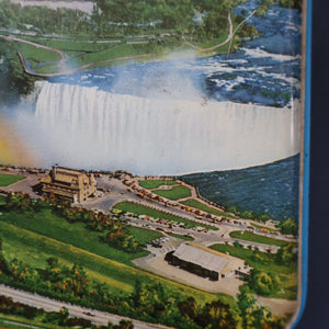 Collectable 1960s NIAGARA FALLS Toffee Tin by Riley's of Halifax