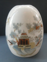 Load image into Gallery viewer, Vintage SINGLE Glass Shade. Opaque White Glass with Transfer Printed WILLOW PATTERN Design

