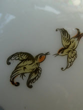 Load image into Gallery viewer, Vintage SINGLE Glass Shade. Opaque White Glass with Transfer Printed WILLOW PATTERN Design
