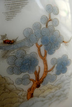 Load image into Gallery viewer, Vintage SINGLE Glass Shade. Opaque White Glass with Transfer Printed WILLOW PATTERN Design
