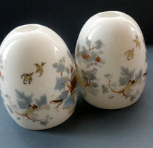 Load image into Gallery viewer, Vintage SINGLE Glass Shade. Opaque White Glass with Transfer Printed WILLOW PATTERN Design

