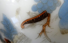 Load image into Gallery viewer, Vintage SINGLE Glass Shade. Opaque White Glass with Transfer Printed WILLOW PATTERN Design
