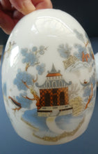 Load image into Gallery viewer, Vintage SINGLE Glass Shade. Opaque White Glass with Transfer Printed WILLOW PATTERN Design
