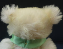 Load image into Gallery viewer, Limited Edition Danbury Mint / Steiff PISCES Small White Mohair Teddy Bear. 9 inches
