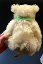 Load image into Gallery viewer, Limited Edition Danbury Mint / Steiff PISCES Small White Mohair Teddy Bear. 9 inches
