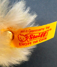 Load image into Gallery viewer, Limited Edition Danbury Mint / Steiff PISCES Small White Mohair Teddy Bear. 9 inches
