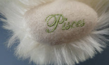 Load image into Gallery viewer, Limited Edition Danbury Mint / Steiff PISCES Small White Mohair Teddy Bear. 9 inches
