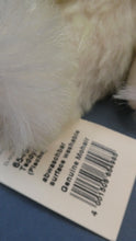 Load image into Gallery viewer, Limited Edition Danbury Mint / Steiff PISCES Small White Mohair Teddy Bear. 9 inches
