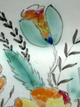 Load image into Gallery viewer, 1950s SUMMERTIME Buchan Stoneware Serving Platter or Dish with Floral Pattern
