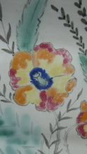 Load image into Gallery viewer, 1950s SUMMERTIME Buchan Stoneware Serving Platter or Dish with Floral Pattern
