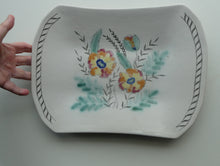 Load image into Gallery viewer, 1950s SUMMERTIME Buchan Stoneware Serving Platter or Dish with Floral Pattern
