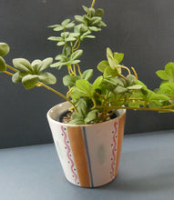 Load image into Gallery viewer, Rarer 1950s Buchan Stoneware Plant Pot. Stylish Abstract Pattern
