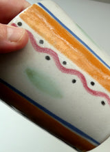 Load image into Gallery viewer, Rarer 1950s Buchan Stoneware Plant Pot. Stylish Abstract Pattern
