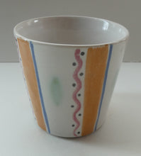 Load image into Gallery viewer, Rarer 1950s Buchan Stoneware Plant Pot. Stylish Abstract Pattern
