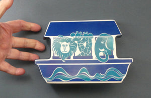 1960s Carlton Ware Blue Noah's Ark Bank