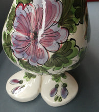 Load image into Gallery viewer, MASSIVE Mid-Century Italian Pottery Hound Dog Decorated with Hand-Painted Flowers. Height 18 inches
