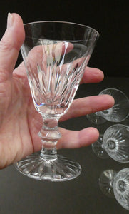 Vintage WATERFORD CRYSTAL "Eileen" SINGLE. Small White Wine Glass. 5 inches in height (Five Available)