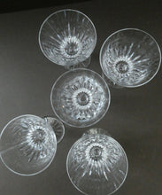 Load image into Gallery viewer, Vintage WATERFORD CRYSTAL &quot;Eileen&quot; SINGLE. Small White Wine Glass. 5 inches in height (Five Available)
