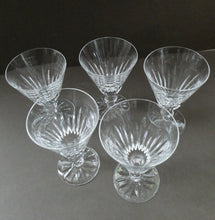 Load image into Gallery viewer, Vintage WATERFORD CRYSTAL &quot;Eileen&quot; SINGLE. Small White Wine Glass. 5 inches in height (Five Available)
