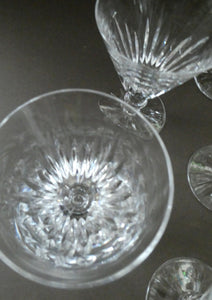 Vintage WATERFORD CRYSTAL "Eileen" SINGLE. Small White Wine Glass. 5 inches in height (Five Available)
