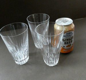  WATERFORD CRYSTAL "Eileen" Tall 12 oz Tumbler. SET OF SIX. Each 5 inches in height