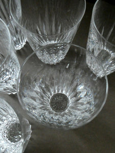  WATERFORD CRYSTAL "Eileen" Tall 12 oz Tumbler. SET OF SIX. Each 5 inches in height
