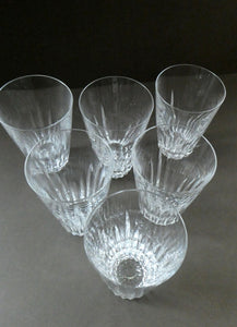  WATERFORD CRYSTAL "Eileen" Tall 12 oz Tumbler. SET OF SIX. Each 5 inches in height