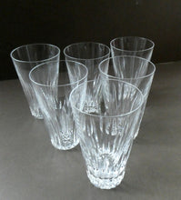 Load image into Gallery viewer,  WATERFORD CRYSTAL &quot;Eileen&quot; Tall 12 oz Tumbler. SET OF SIX. Each 5 inches in height
