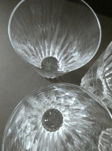  WATERFORD CRYSTAL "Eileen" Tall 12 oz Tumbler. SET OF SIX. Each 5 inches in height